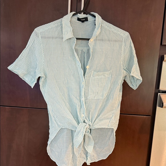 Theory front tie top - Picture 1 of 11